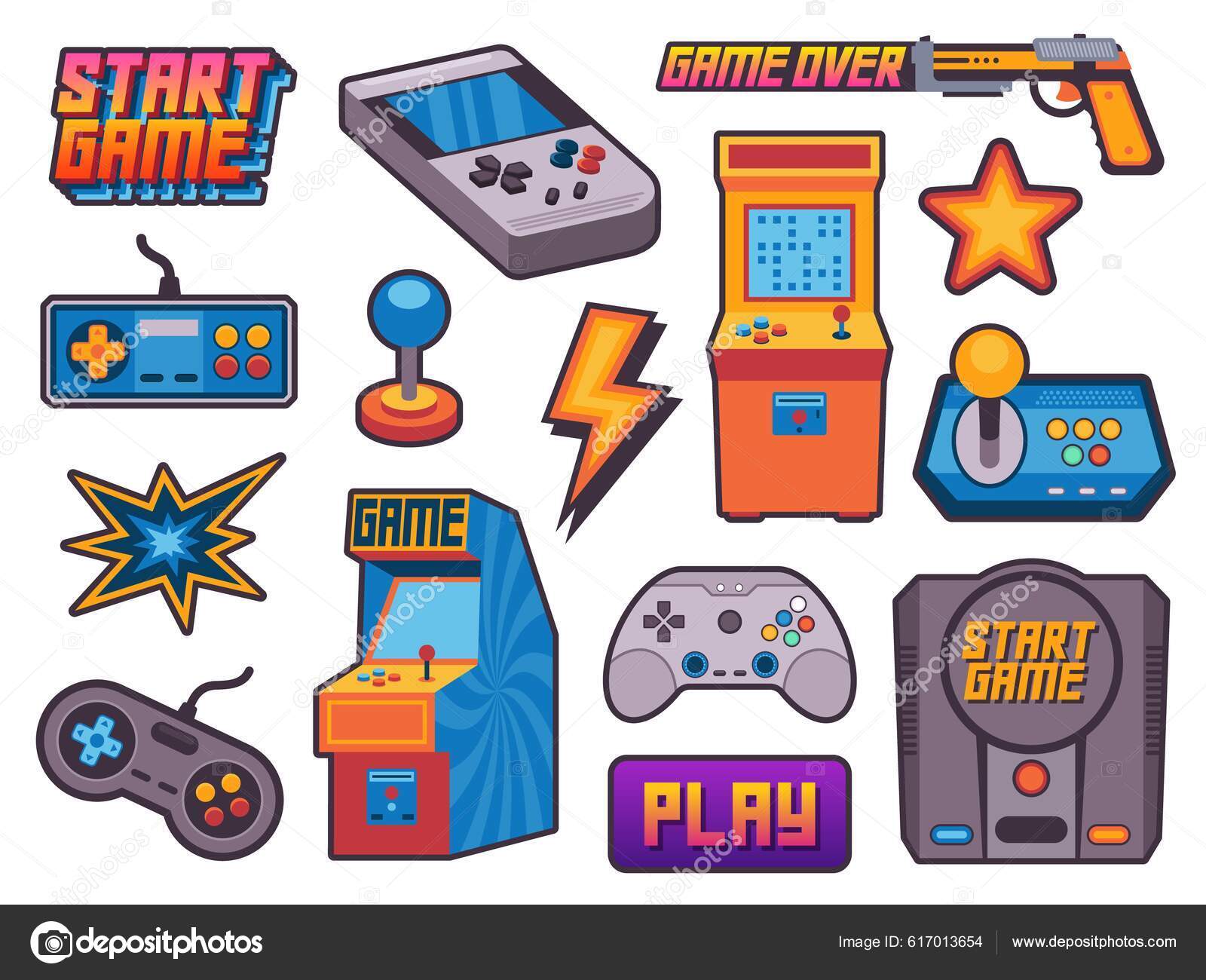 Gaming Stickers Vector Images (over 52,000)