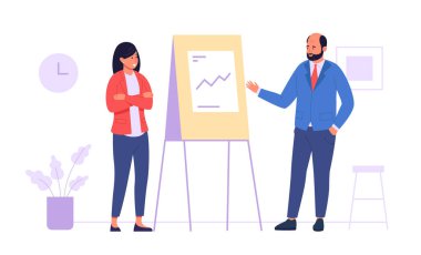 İş dünyası takım çalışması ve iletişim insanları, başarı konsepti iş illüstrasyonu, iş adamı çalışmaları, işbirliği ve kurumsal yönetim vektörü