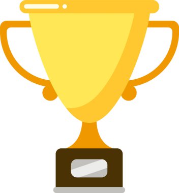 Parlak altın bir kupa siyah bir üste belirgin bir şekilde duruyor, zaferi ve tanınmayı temsil ediyor. Etkinlik, çeşitli yarışmalarda başarı ve kutlamaları somutlaştırıyor..