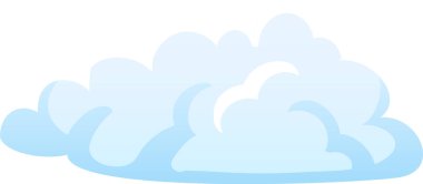 Yumuşak bulutlar açık mavi gökyüzünde süzülür. Açık hava aktiviteleri ve rahatlama için ideal bir bahar gününde huzurlu bir atmosfer yaratır..