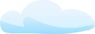 Yumuşak mavi bulutlar gökyüzünde süzülür sakin bir öğleden sonra sakin bir atmosfer yaratır. Rahatlamak ve doğayı yansıtmak için mükemmeldir..