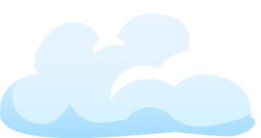 Hafif, havadar bir bulut, güneşli bir günde huzur içinde gökyüzünde sürüklenir. Rahatlamak için mükemmel sakin bir atmosfer yaratır..