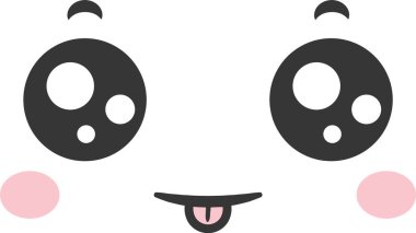 Bu güzel çizgi film suratı, neşe ve şakacı bir dille dolup taşan büyük gözleri yansıtıyor. Basit tasarım mutluluk yayar ve her ruh halini canlandırmak için mükemmel bir eğlence hissi uyandırır..