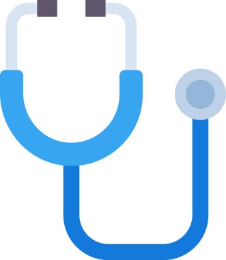 Tıbbi profesyoneller için hayati önem taşıyan mavi steteskop, sağlık hizmetleri, tanı ve denetim uygulamalarını temsil eden bir tasvir edilmiştir.