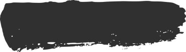 Geniş yatay koyu gri fırça darbesi pürüzlü ve pürüzlü kenarlar, desenli ve sanatsal bir pankart etkisi yaratır..