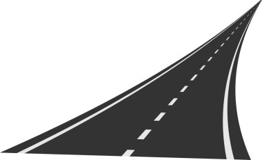 Uzağa uzanan uzun otoyol, şeritleri tanımlayan kesik beyaz çizgiler, yolculuğun, seyahatin ve açık yolun cazibesinin özünü somutlaştırıyor.