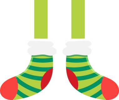 Yeşil ve kırmızı çizgili Noel çorapları, rahat beyaz kelepçeler, şenlikli hediyeler ve tatlı şekerlerle dolu neşeli anları sabırsızlıkla bekliyorlar.