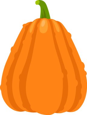 Fevkalade dikey oyuklar ve sağlam yeşil bir gövde içeren canlı turuncu balkabağı, sonbahar hasatlarının ve şenlikli mevsimsel dekorasyonların özünü yakalıyor.