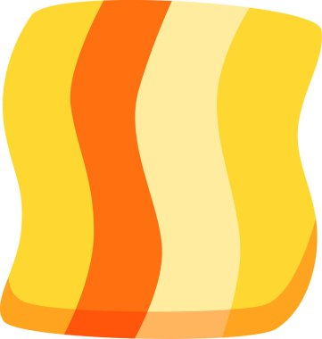 Turuncu ve sarı renkli dalgalı çizgilerden yapılmış S şeklindeki renkli soyut arkaplan, dinamik ve görsel olarak çarpıcı bir kompozisyon oluşturuyor.