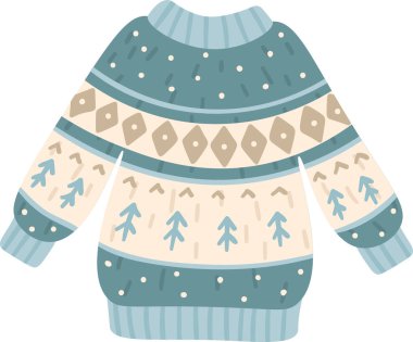 Noel şenlikli yün bir süveter, tatil sezonunda sıcak kalmak ve kış harikalar diyarının tadını çıkarmak için mükemmel.