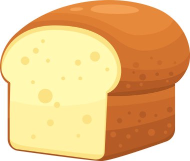 Yumuşak ve davetkar yarım somun beyaz ekmek, altın kabuğunu ve havadar kırıntılarını sergiliyor, kahvaltı için mükemmel, sandviç, ya da rahatlatıcı atıştırmalık