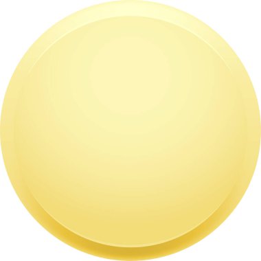Pürüzsüz sarı yuvarlak düğme, gradyan arka planda 3 boyutlu bir etki yaratıyor, web tasarımı veya uygulama arayüzü için ideal, parlak ve modern bir dokunuş sağlıyor