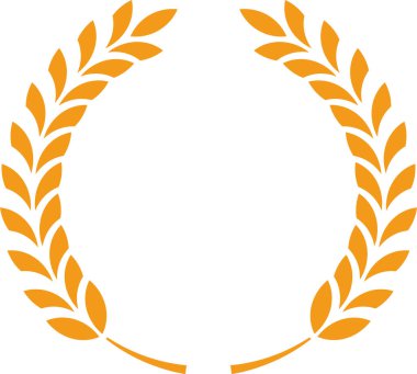 Başarı, zafer ve başarıyı temsil eden dairesel altın defne çelengi, ödül törenleri, amblemler ve mükemmelliği ve onuru kutlayan logolar için mükemmel bir sembol olarak hizmet vermektedir.