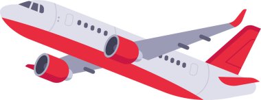 Modern yolcu uçağı gökyüzünde süzülüyor, hava yolculuğunun, turizmin ve iş seyahatleri için verimli ulaşımın özünü somutlaştırıyor.