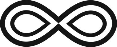 Birbirine dolanmış sonsuz sonsuz sonsuz semboller sonsuz potansiyel ve sonsuz olasılıkları temsil eder. Sınırsız kavramların görsel olarak büyüleyici bir temsilini oluşturur.