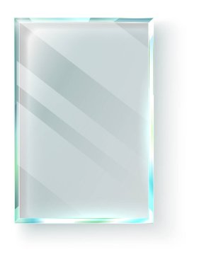 Şeffaflık ve ışık yansıtmalı cam plaka ürün sunumları, web sitesi tasarımları veya diğer görsel projeler için zarif bir zemin oluşturuyor.