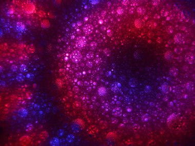 Soyut görünüş farklı renkler. Arka plan garip korku virüsü.