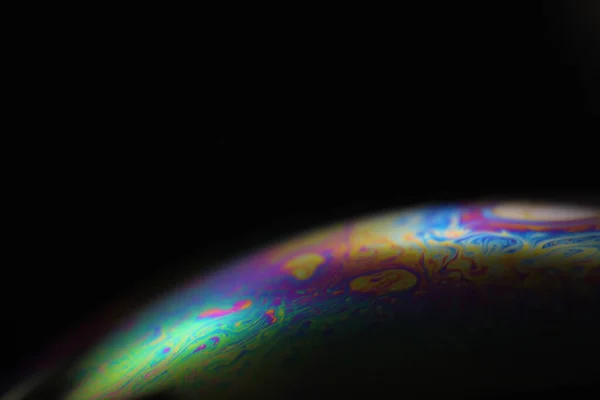 Πλανήτες Χρώματα Εφέ Χώρο Σφαίρα Αφηρημένη Αστρική Κεφάλαια Σαπούνι — Φωτογραφία Αρχείου
