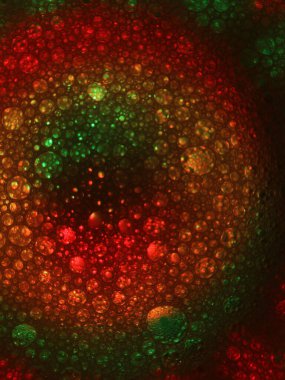 Soyut görünüş farklı renkler. Arka plan garip korku virüsü.