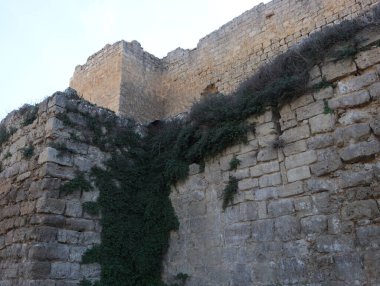 etkileyici antik ortaçağ kale taşı yapı savunma koruması