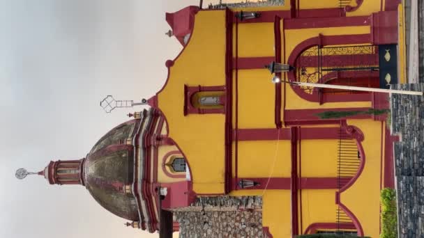 Templo Nuestra Seora Guadalupe Ahuacatln Pilar Amoles Quertaro Mxico — Stockvideo