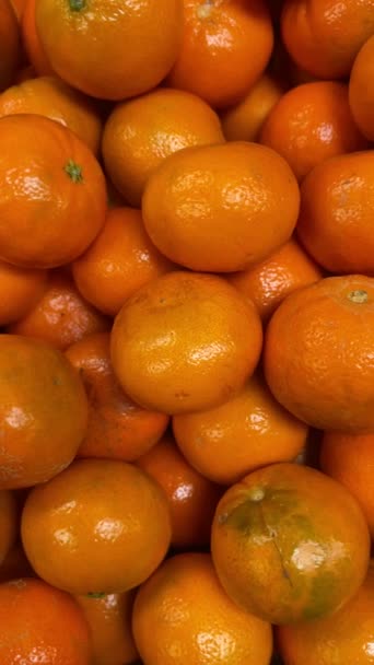 Een Groep Heerlijke Sinaasappels — Stockvideo
