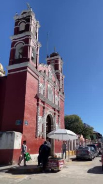 Zacapoaxtla, Puebla. Meksika mı? 23 Kasım 2024. Kilisenin Sabit Çekimi