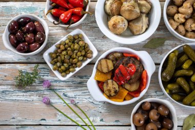 çeşitli sebze kümesi