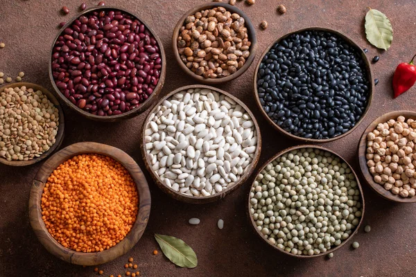 Various Legumes Beans Royalty Free Stock Images