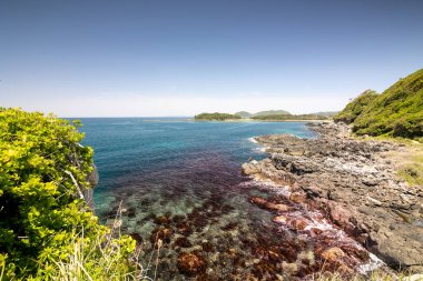 Photographing the national park scenery of Yobuko, Saga Prefecture, Japan.
