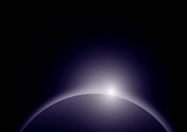 Dawn Bild Hintergrund Mit Sonnenlicht Und Erde Stockbild