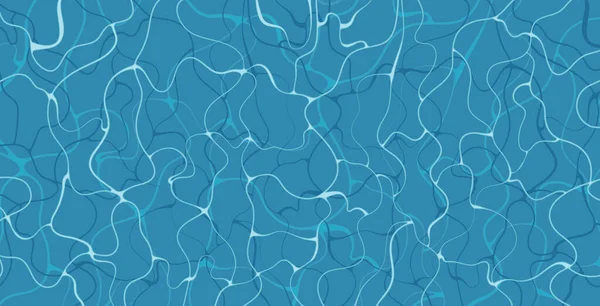 Schwimmbad Hintergrund Mit Wasseroberfläche Und Schatten lizenzfreie Stockillustrationen