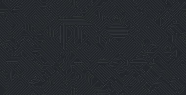 Kusursuz teknoloji geçmişi ve bilgisayar devreleri.