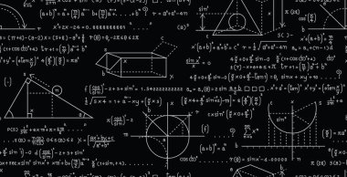 Kusursuz karatahta matematiksel alan hesaplama formülü.