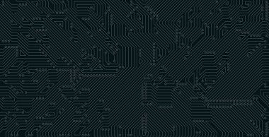 Siyah arkaplanda kusursuz dijital teknoloji arkaplanı.