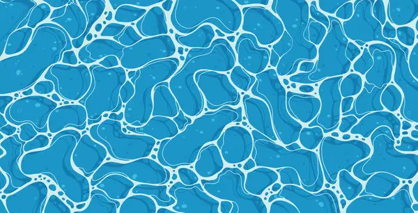 Deniz arka planındaki okyanus dalgalarının en üst görüntüsü.