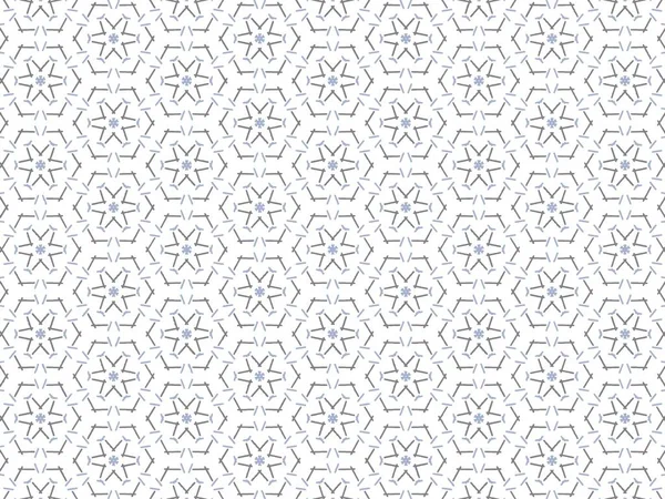Illustrazione Vettoriale Viola Astratto Mandala Ikat Texture Seamless Pattern Sfondo — Vettoriale Stock