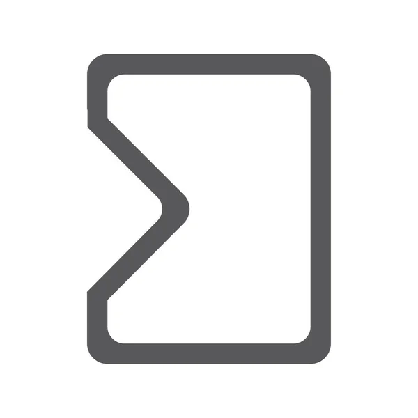 Logga Logotyp Ange Ikonen Platt Stil Vit Bakgrund Vektor Illustration — Stock vektor