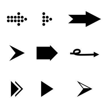Ok simgesi kümesi vektörü. Sonraki Sembol