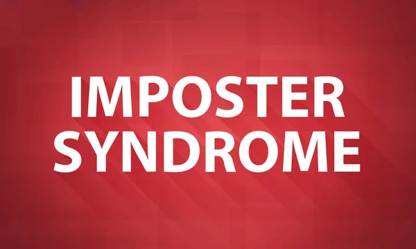 Síndrome Impostor Citações Saúde Mental Tipografia Palavras Imagens Royalty-Free