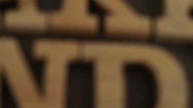 Wake up and be grateful, text words typography written with wooden letter, life and business motivational inspirational concept