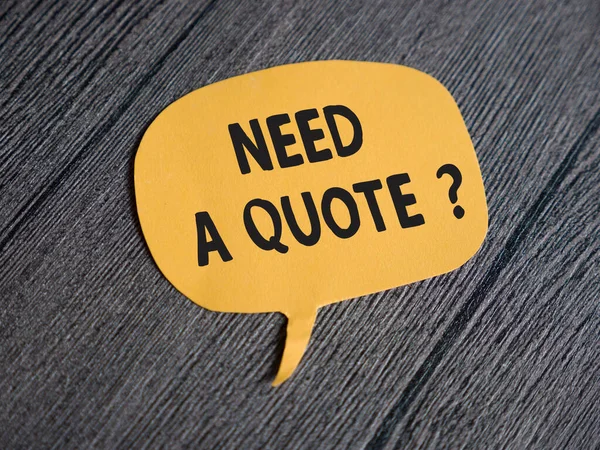 Need a quote question, text words typography written on paperr, life and business motivational inspirational concept