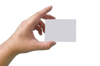 Boş beyaz kart, şablon kopyalama alanı tasarımı