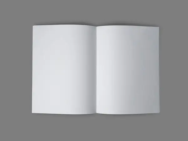 Folded paper mock up, blank empty copy space white paper template