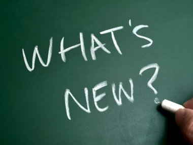 Tahtada ne yazıyor? Motivasyonal ilham verici alıntı konsepti.