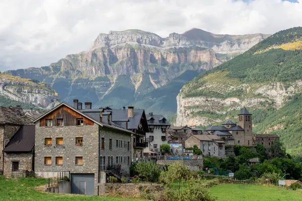 stock image rural landscape of a high mountain village