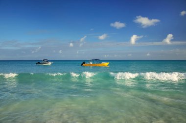 Tekneler Ouvea lagünü, Mouli ve Ouvea Adaları, Yeni Kaledonya sahillerindeki Fayaoue plajında demirledi. Lagün 2008 yılında Unesco Dünya Mirası olarak listelendi..