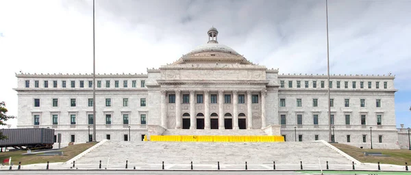 San Juan Puerto Rico March 2022 Wide Angle Exterior Capitol — Stock Photo, Image