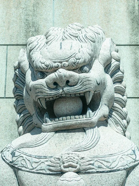 中国文化中的西林狮像 — 图库照片