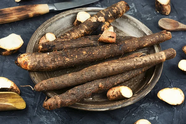 Salsify Root Vegetable Medicine Homeopathic Herbs — Stock Photo, Image